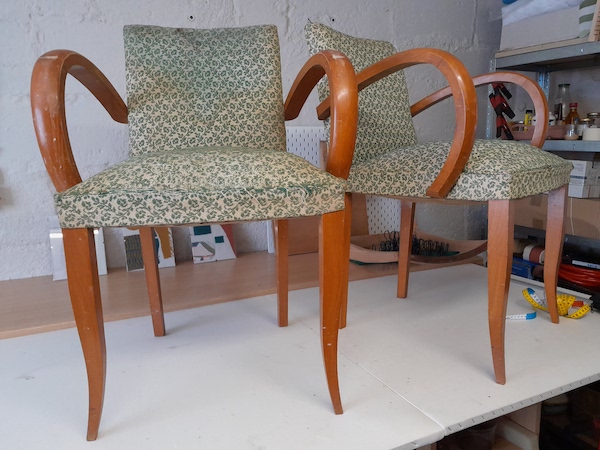 Paire de fauteuils Bridge avant